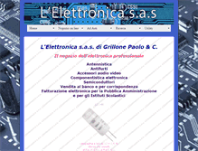 Tablet Screenshot of lelettronicaasti.it